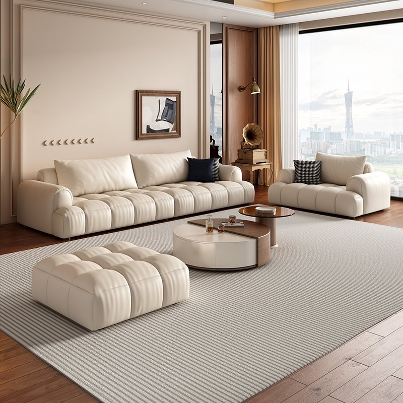wholesale living room sofa set three seater leather sectional sofa genuine leather sofa set living room furniture