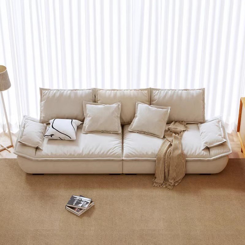 Italian white top grain genuine leather sofa set for corner home furniture 4 seater sofas modern luxury couch living room sofas