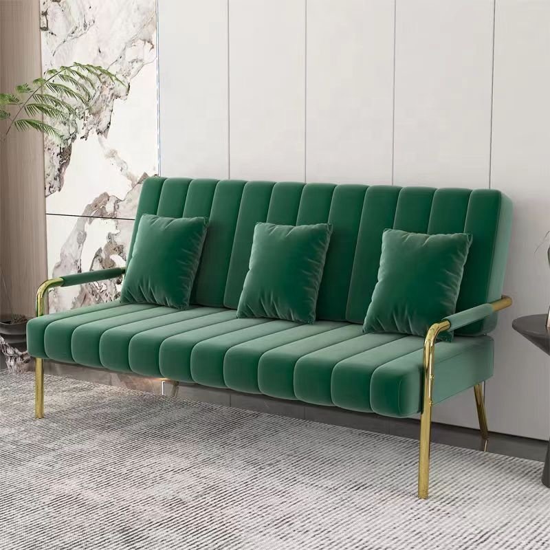 Nordic simple modern small nail salon barbershop love sofa