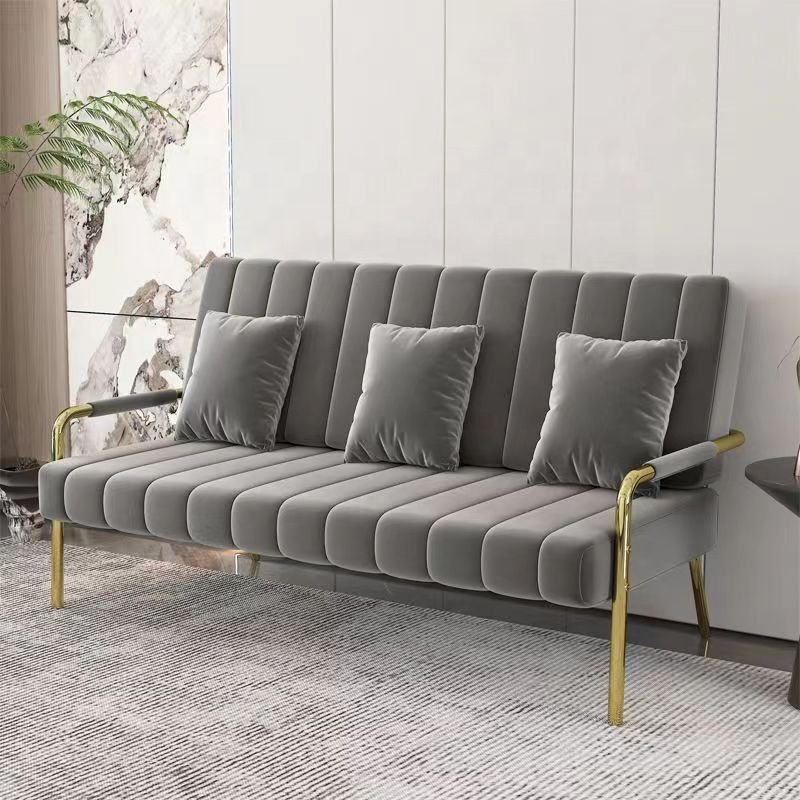 Nordic simple modern small nail salon barbershop love sofa