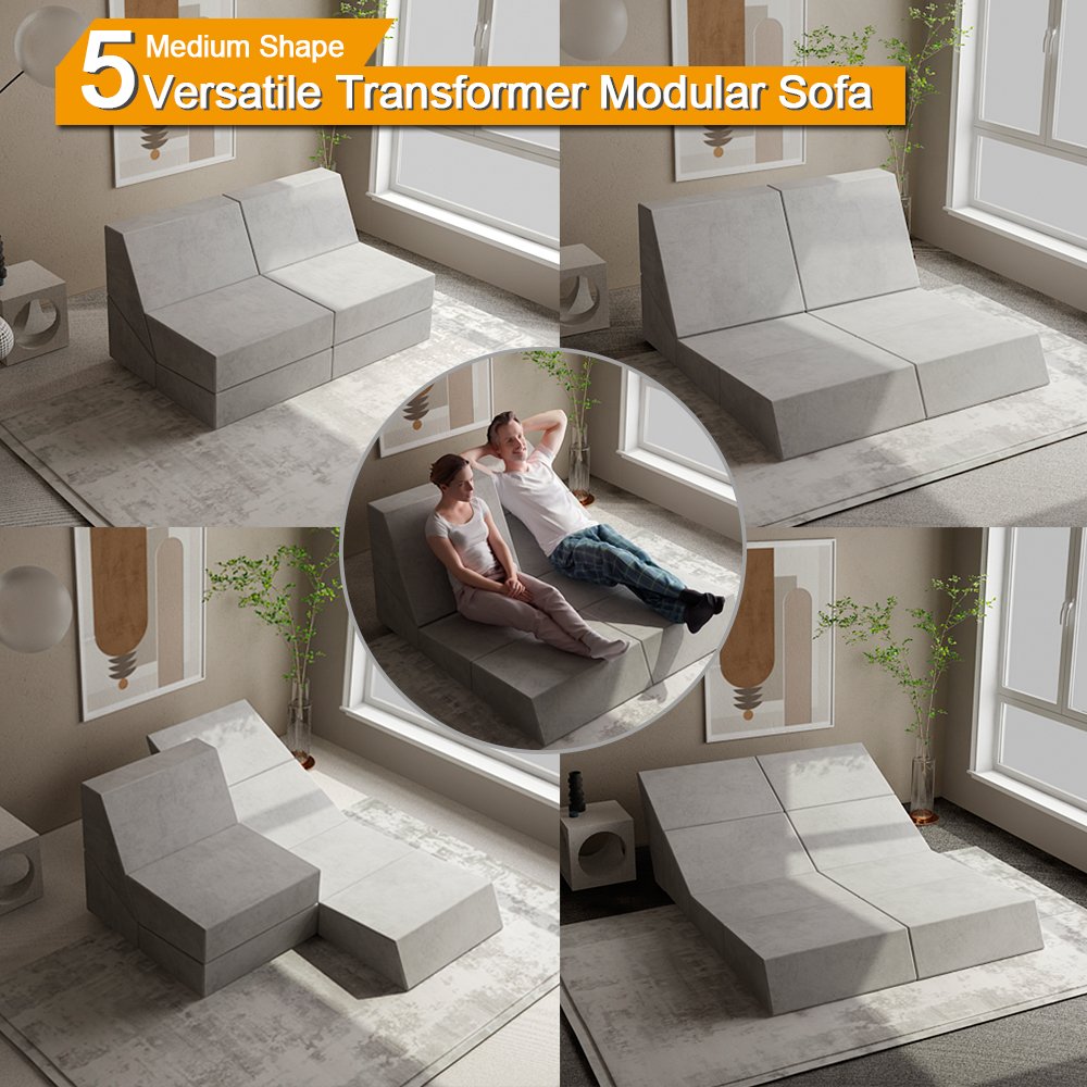 2023 Customization Detachable Cover Sofa Bed Luxury Sleeping Mattress Pad Foldable Cheap Living Room Sofas with Pillows