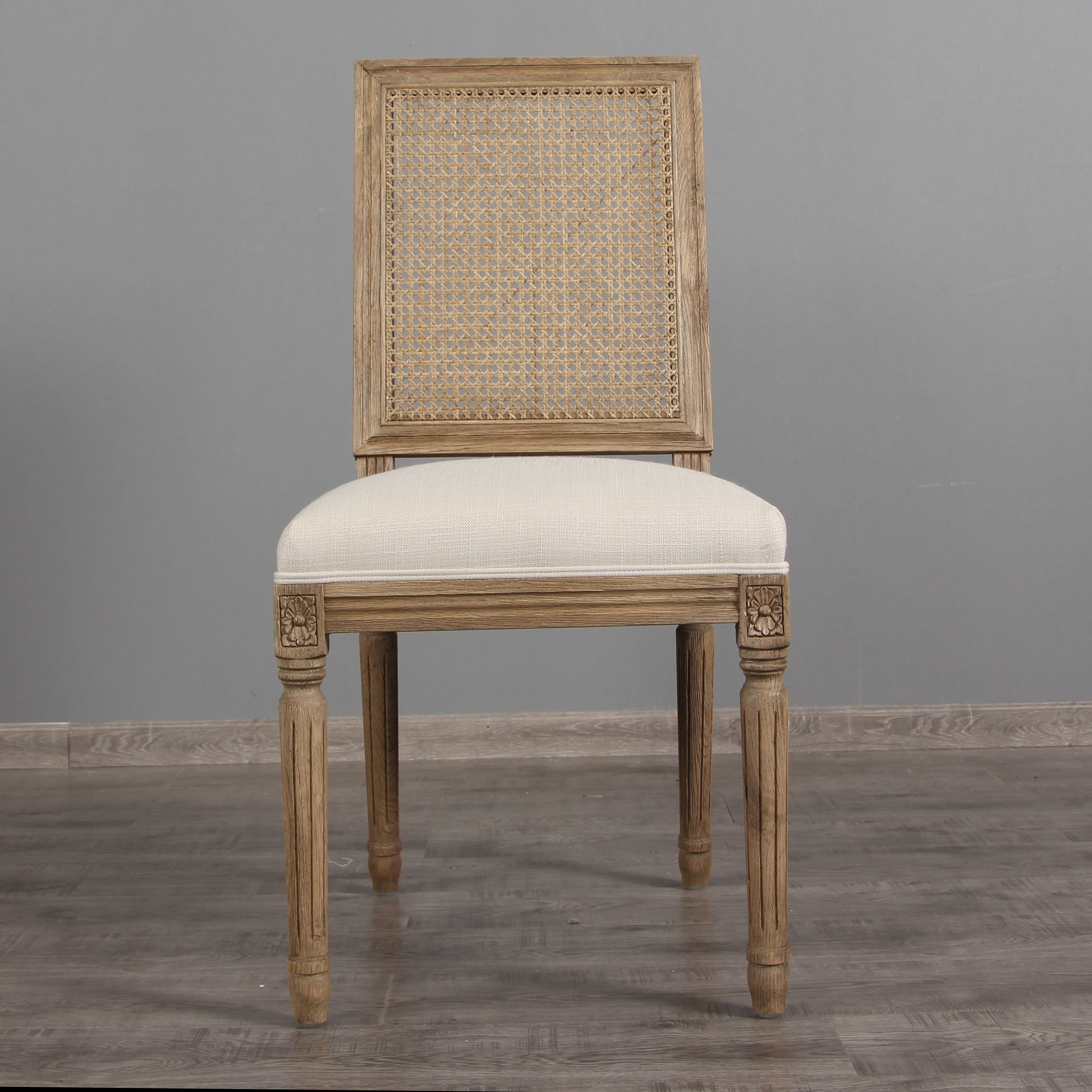 Rustic French Provincial Vintage Furniture Wooden Antique Rattan Cane Back Louis For Event Wedding Hotel Chairs