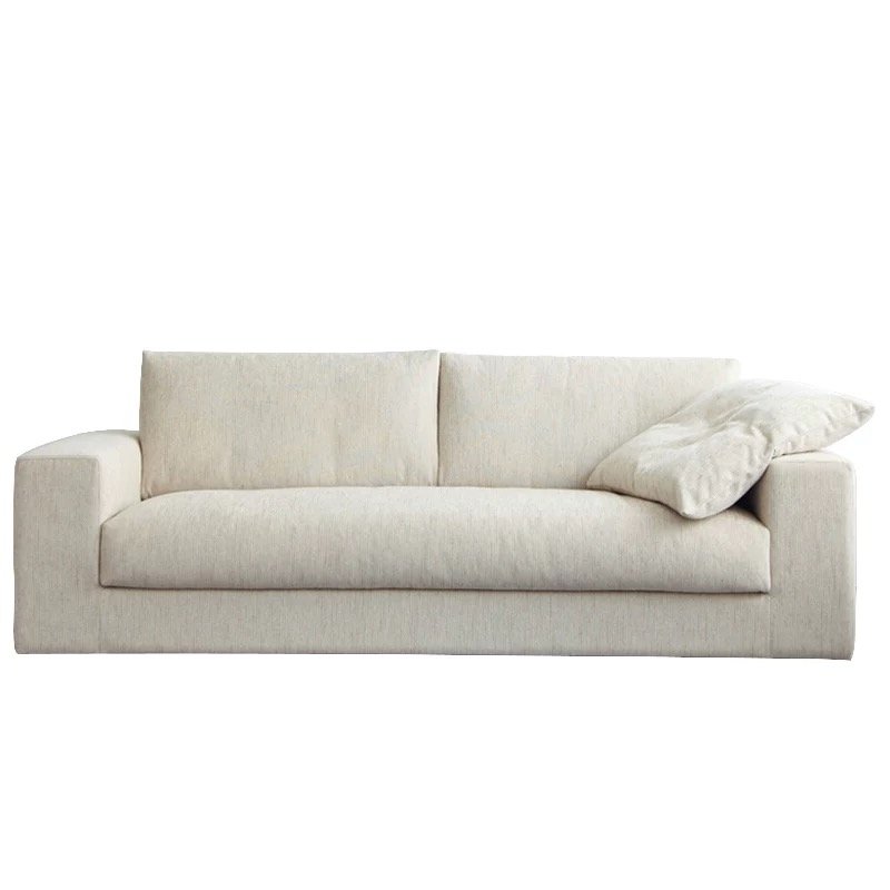 Small apartment latex combination Living room sofas simple Nordic style can be dismantled and washed down fabric sectional sofa