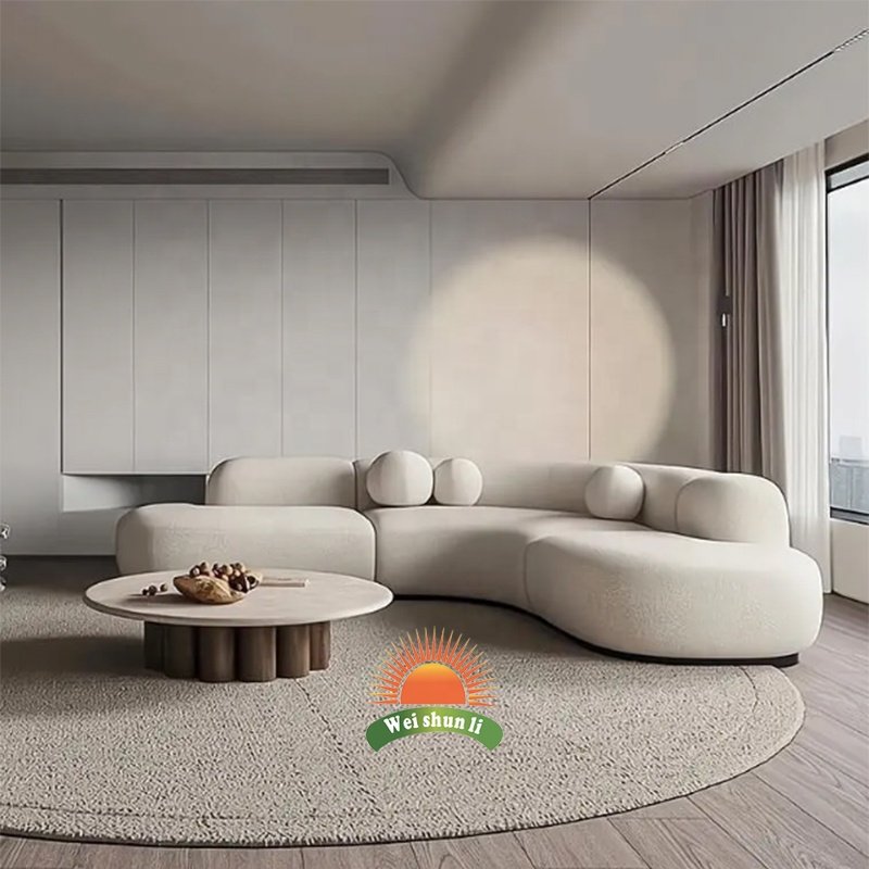 Modular Corner Sofa Set Linen Fabric Modular Couches Sectional Living Room Sofas Luxury High Quality Modern Italian Sofa Modular