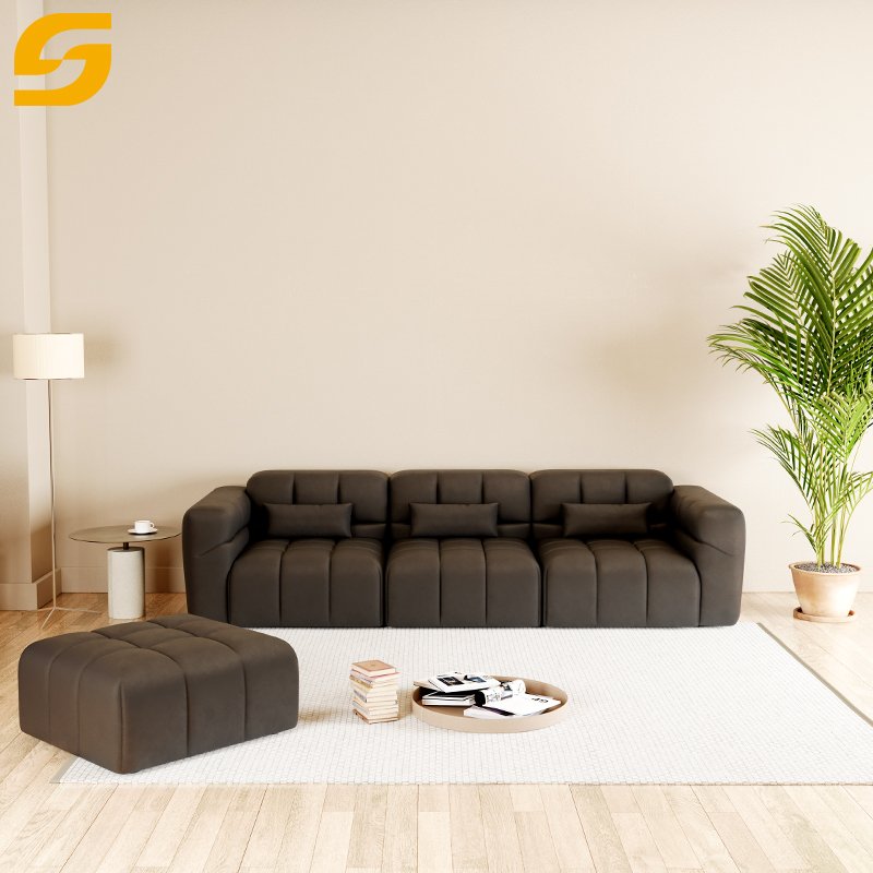 Modular Corner Fabric Sofa Set Furniture Modern Designs L Shape Couch Sectional L Sofa Bed Living Room Sofa With Recliner