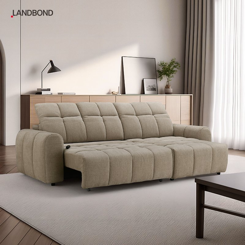 Modern L Shape Corner Hotel Sofa Furniture Living Room Couch Set Sliding 50Cm Fold Out Pull Out Sofa Bed Lobby Electric Sofa Bed