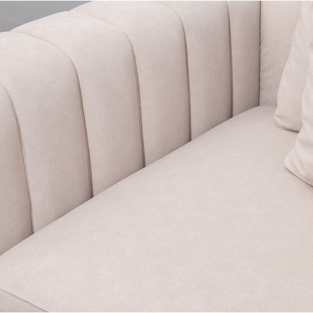 Modern Light Luxury Italian L Shaped Sofa Piano Keys Unit Combination Living Room Furniture Fabric Sectional Couch Sofa Set