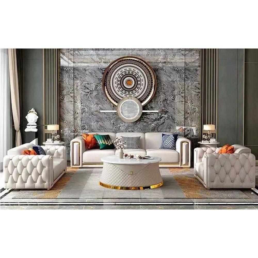 Dongguan TIANHANG 1 23Chesterfield Vintage Tufted Sofa Leather Chesterfield Sofas Living Room sofas