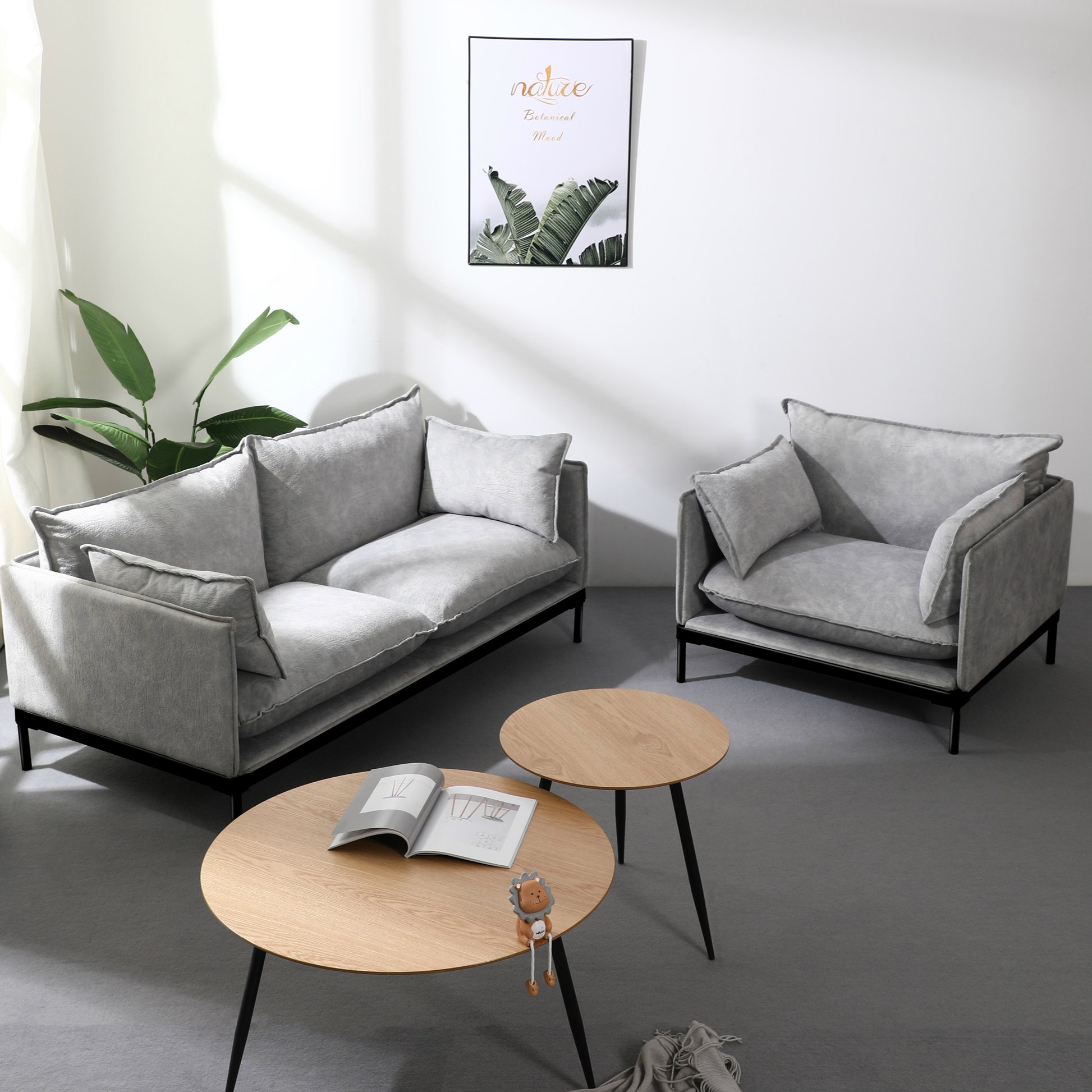 Soffa Modern Muebles De Sala Couch Tufted Living Room 2 Seater Sofa Chair