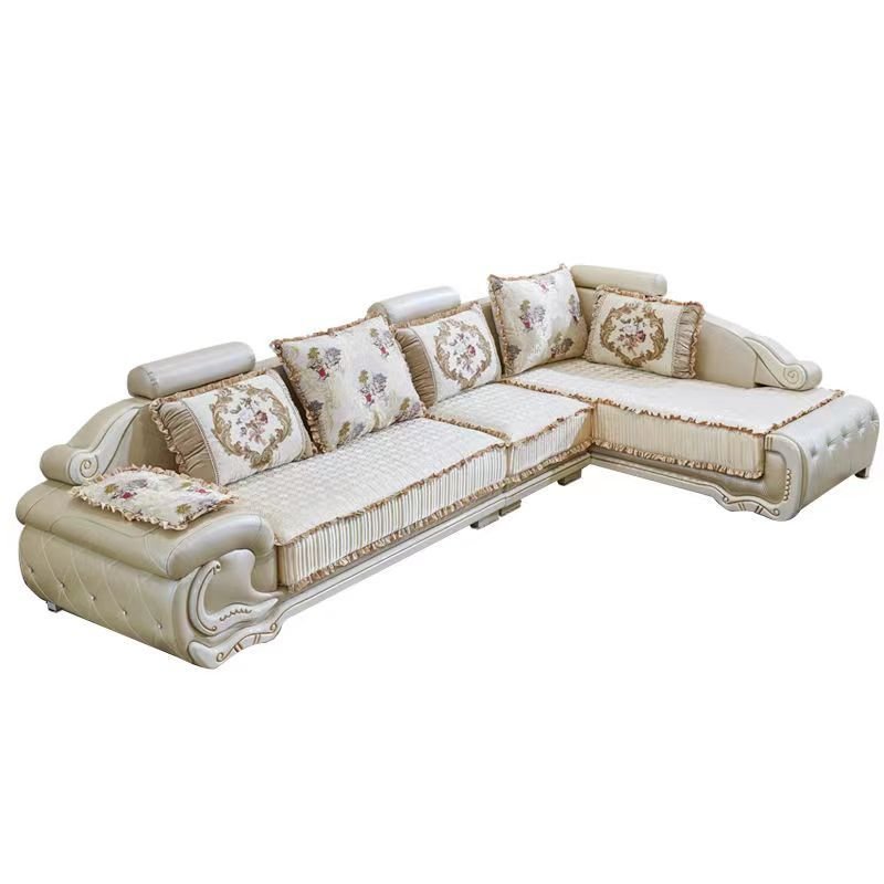 Living Room Set Designs Modern l Shaped Europe Type Fabric Art Furniture Sofa Living Room Sofa Set L Shape Sofa