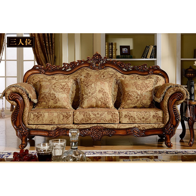 Wholesale antique wooden living room sofas with good quality WAS09