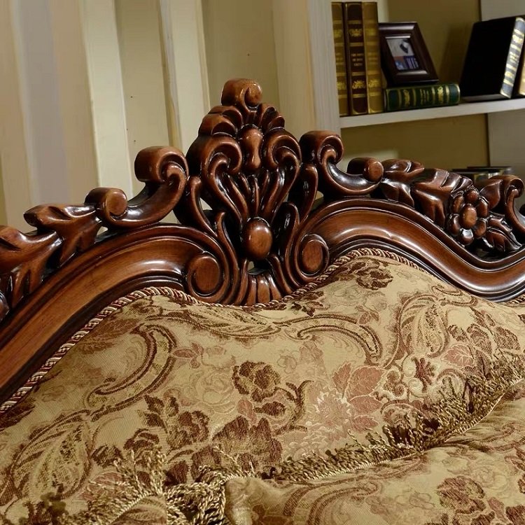 Wholesale antique wooden living room sofas with good quality WAS09