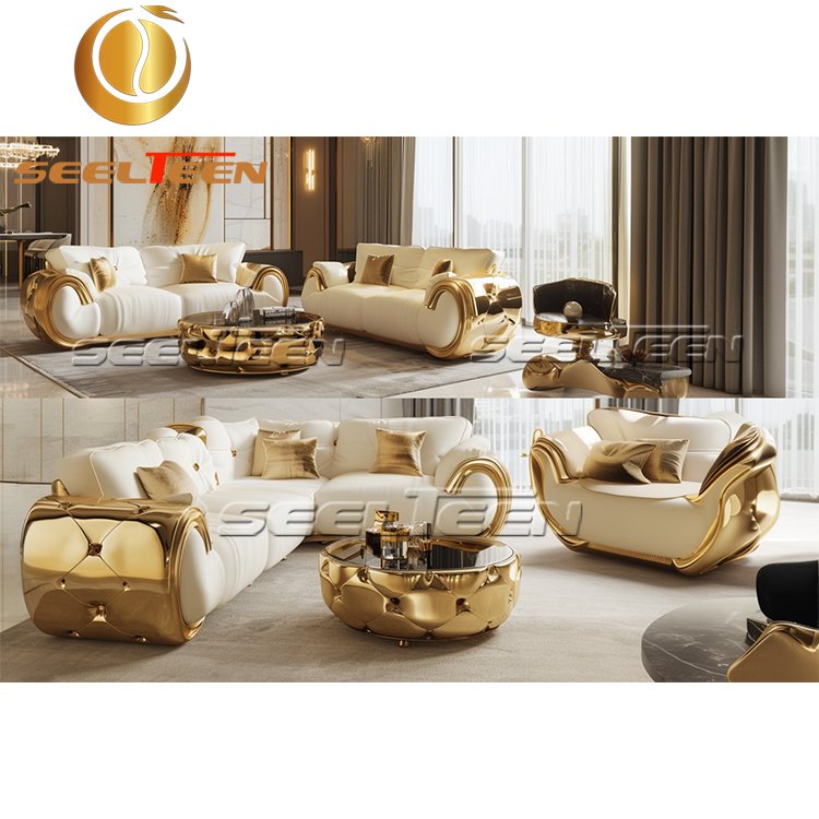 New Series Design Italian Modern Living Room Sofa Set Furniture Luxury