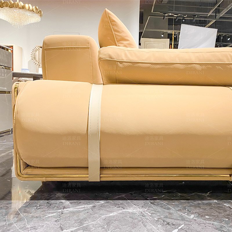 contemporary genuine leather sofa set living room luxury italian design modern furniture sofa