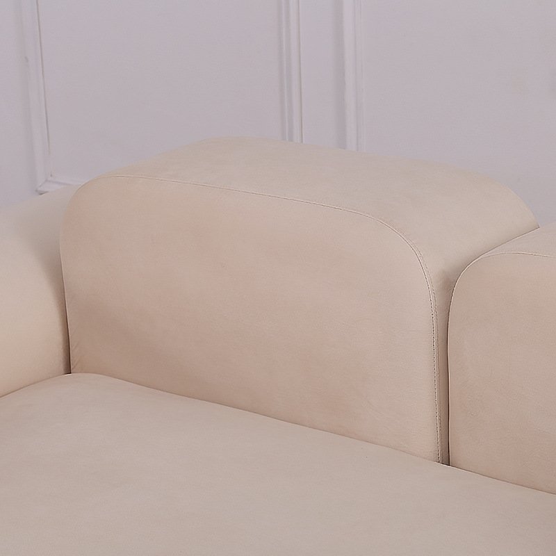 Modern Italian Minimalism Design Furniture High Quality white Velvet Fabric 3 Seater Living Room Sofas