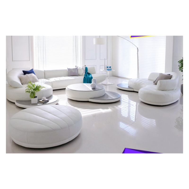 Living room sofas L sectional couch modular furniture l shaped blue sofa set
