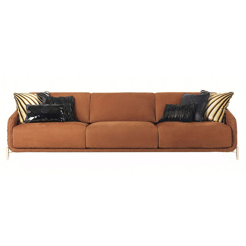 italian luxury design couches lounge sofa set furniture living room fabric velvet sofas