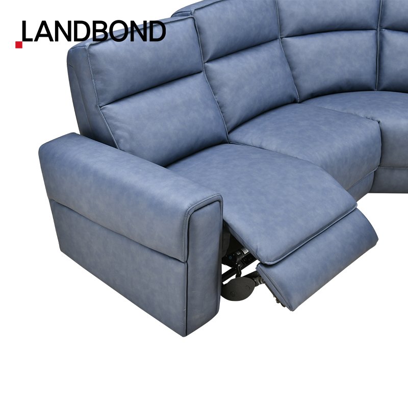 Home L Shape Corner Sofa 6 Seater Usb Charger Fabric Sectional Sofa Set Electric Recliner Couches Luxury Living Room Sofa