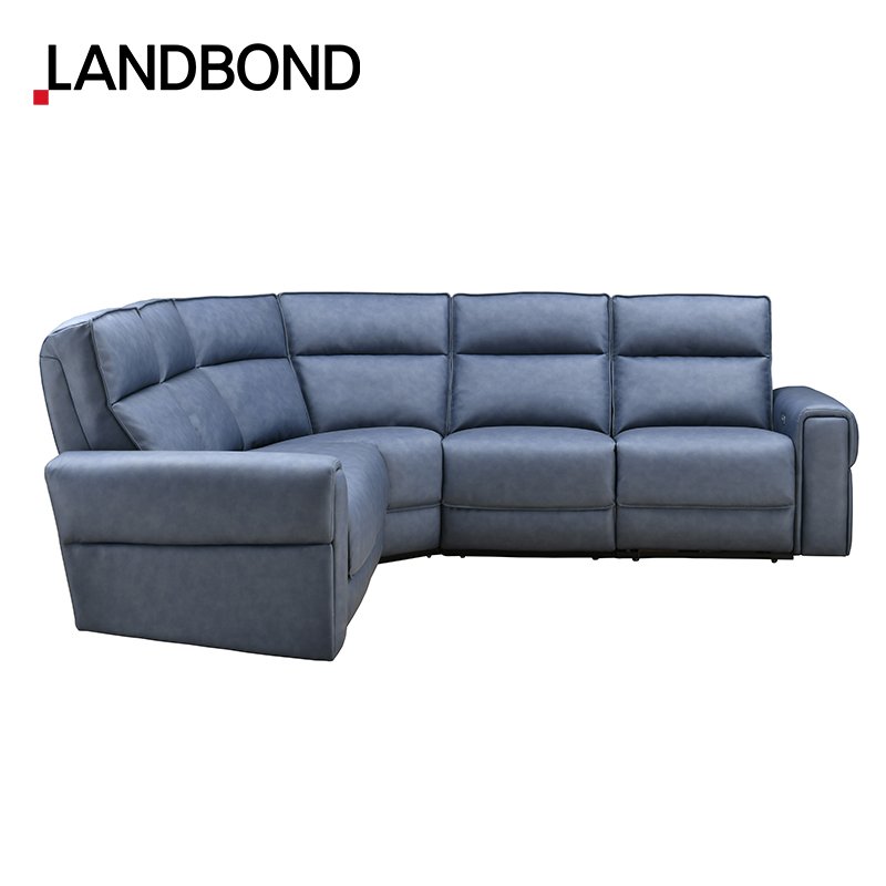 Home L Shape Corner Sofa 6 Seater Usb Charger Fabric Sectional Sofa Set Electric Recliner Couches Luxury Living Room Sofa