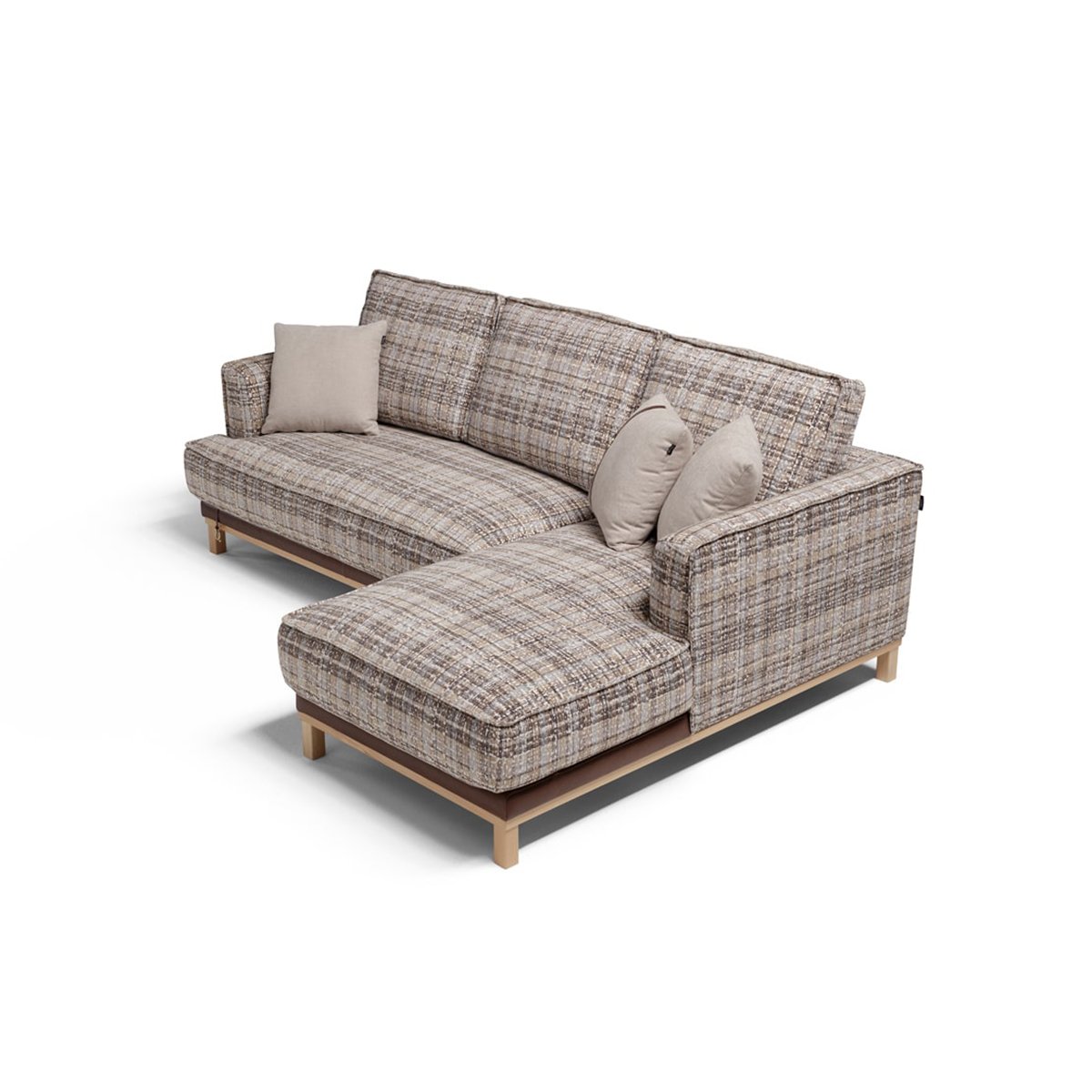 Best Quality Soft And Full Removable Coating In Real Goose Seat With Fabric and Leather Upholstery For Decorate Your Living Room
