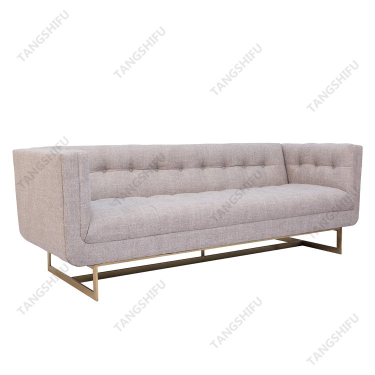 Wholesale contemporary linen fabric couch living room sofa furniture