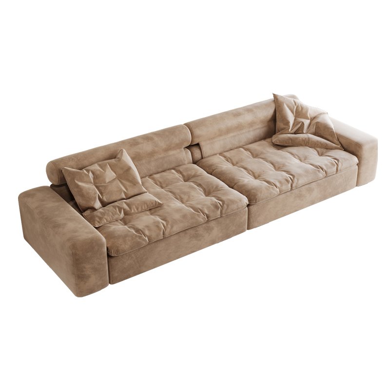 Manufacturer Direct Sale Italian minimalist Miami sofa small apartment custom living room tofu block fabric sofa