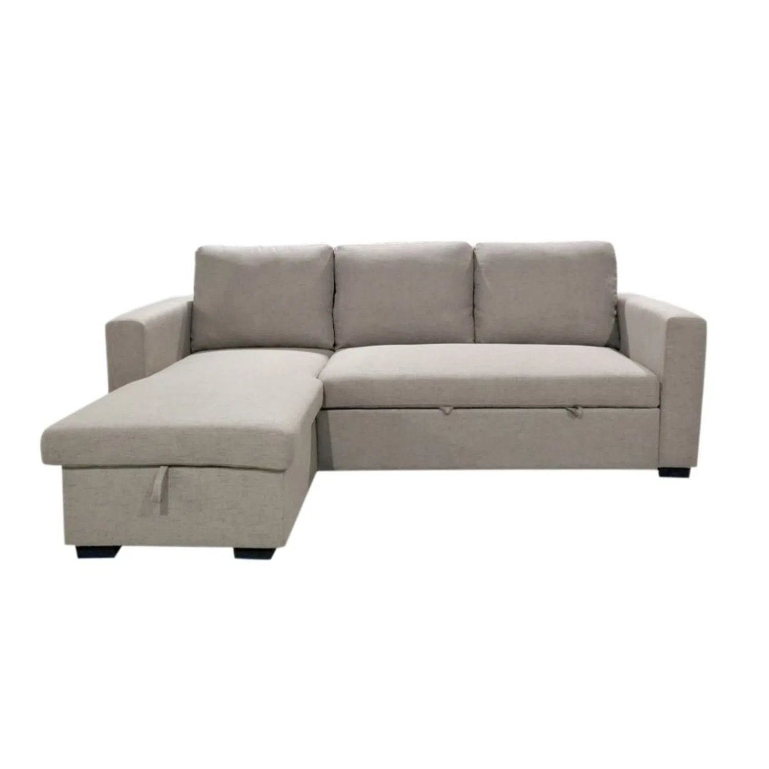 Reversible Sleeper Sectional L-Shaped Couch Sofa Convertible Sofas Sectionals Living Room Sofas Furniture
