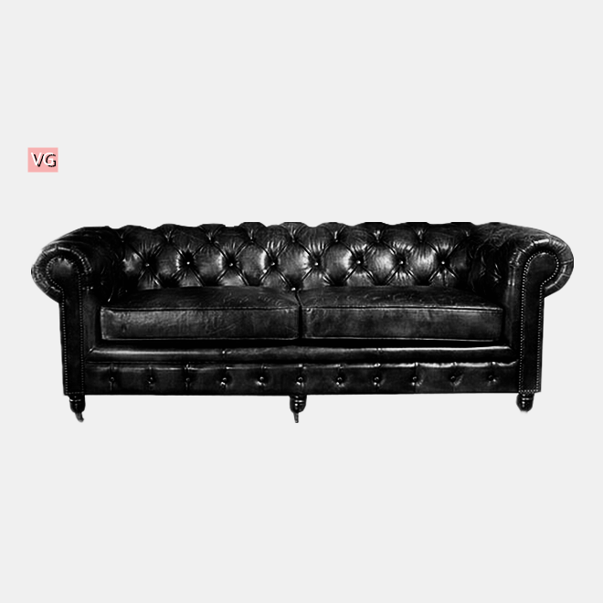 Classical italy chesterfield leather sofas modern fabric living room sofas