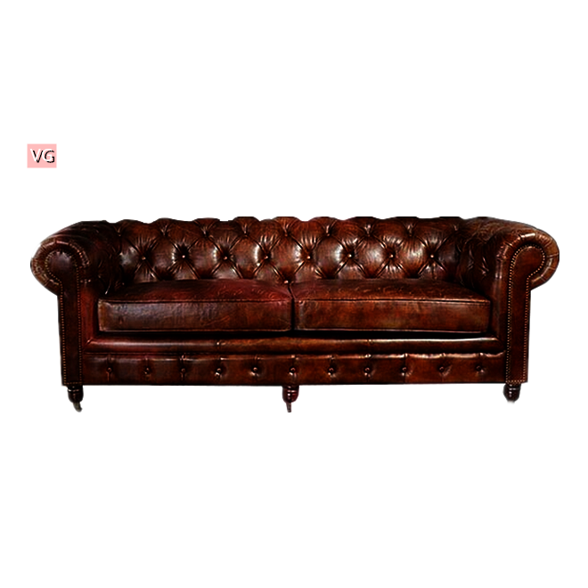 Classical italy chesterfield leather sofas modern fabric living room sofas
