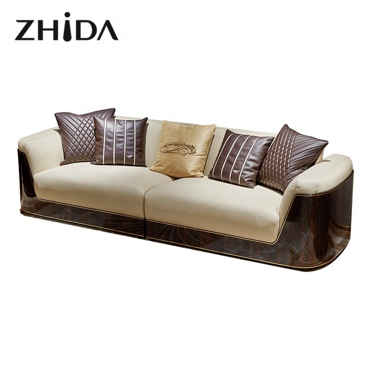 Zhida wholesale european italian style luxury living room sofa furniture set