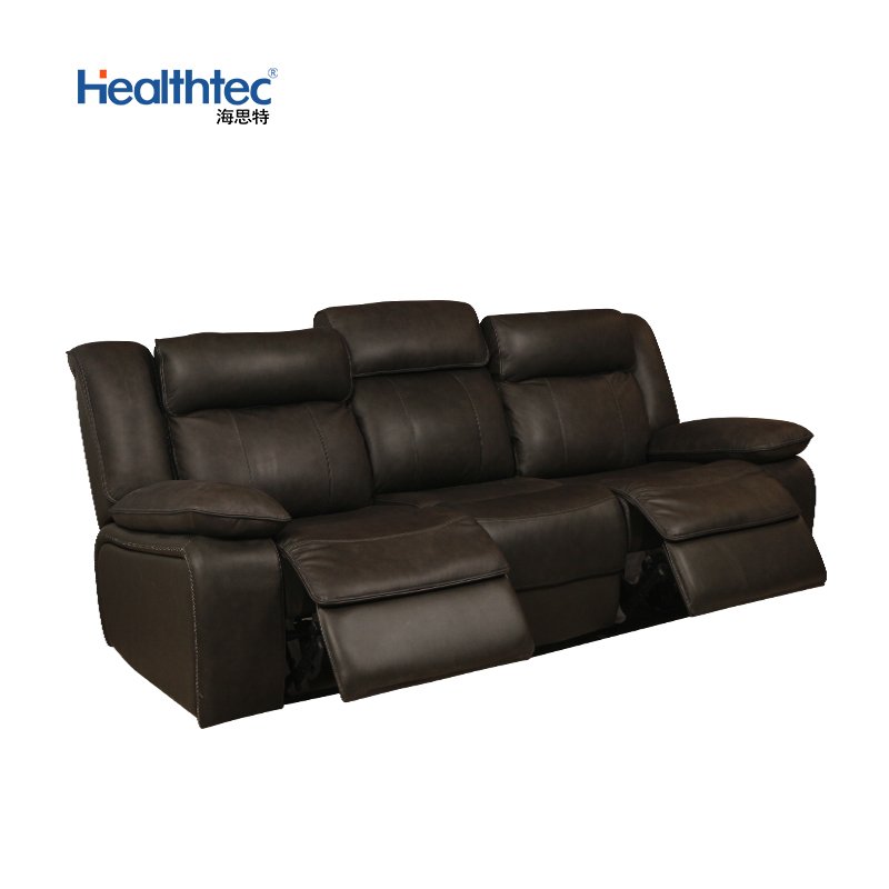 Luxury modern home living room Italian leather electric power recliner sofa cover reclining couch sectional sofa set 3 2 1