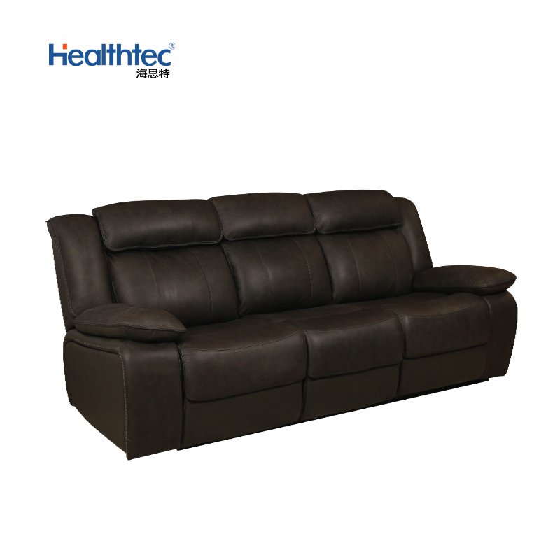 Luxury modern home living room Italian leather electric power recliner sofa cover reclining couch sectional sofa set 3 2 1