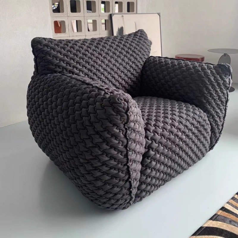 Modern relax bedroom couches chairs design luxury sofas set indoor accent comfy furniture for living room leisure single sofa