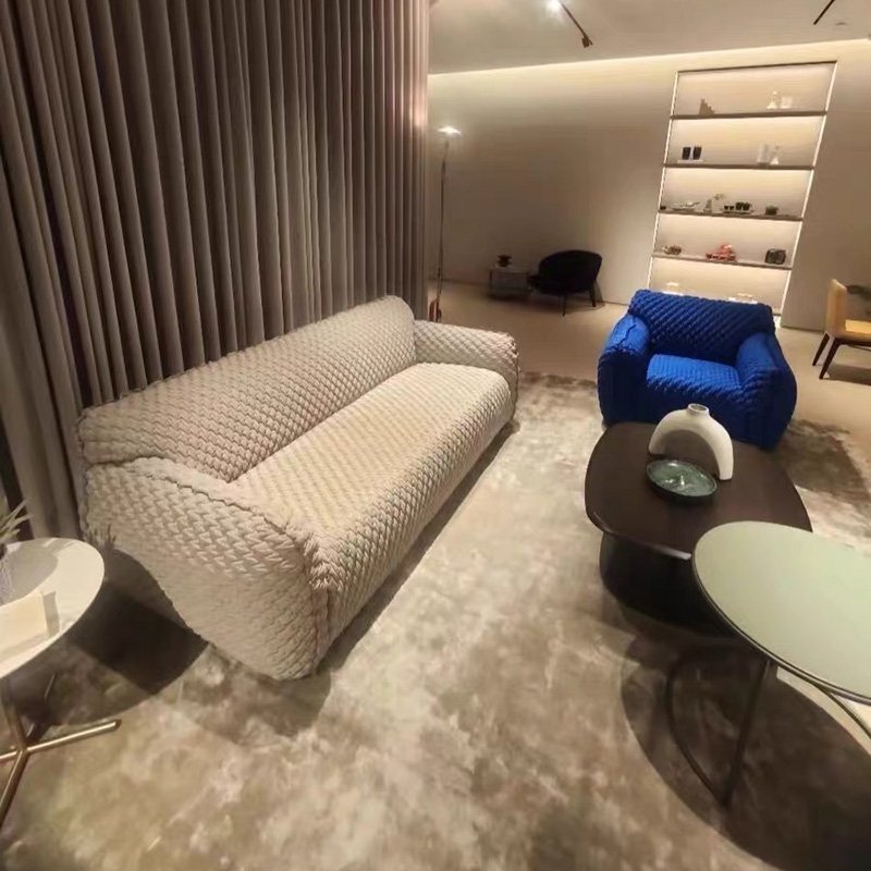 Modern relax bedroom couches chairs design luxury sofas set indoor accent comfy furniture for living room leisure single sofa