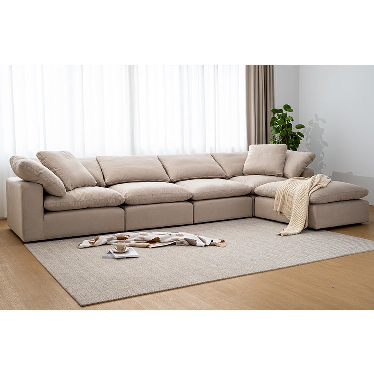 Modern L Shape Sofa Stylish Living Room Sofas Modular Design Comfortable Corner Sofa for Contemporary Living Rooms