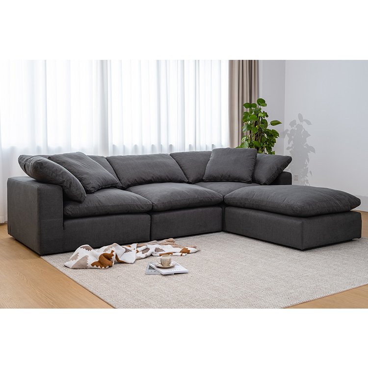 Modern L Shape Sofa Stylish Living Room Sofas Modular Design Comfortable Corner Sofa for Contemporary Living Rooms