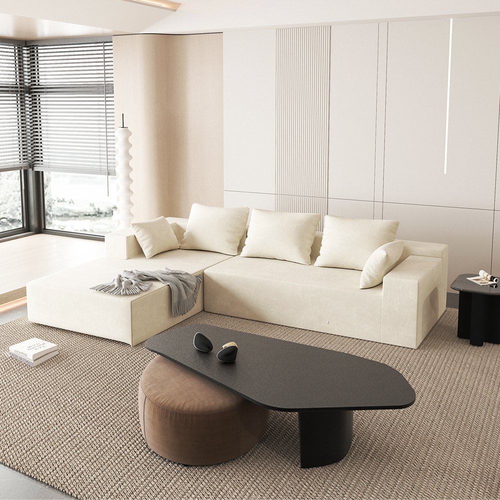 SAIEN New Design Furniture Modern Custom Elegant modular sectional Couch 2 Seat white Sofas For Living Room Sofa Set
