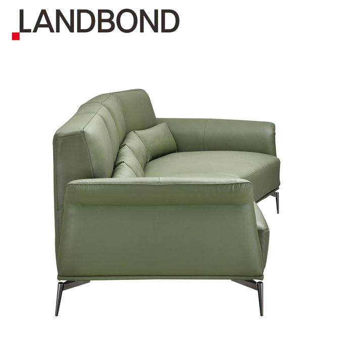 Simple Contemporary Irregular Silhouette High Quality Living Room Leather Sofa Set for apartment and hotel