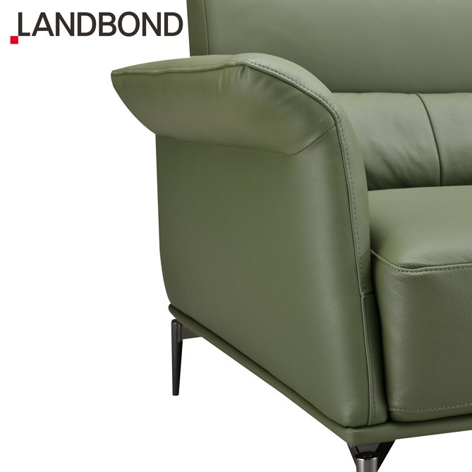 Simple Contemporary Irregular Silhouette High Quality Living Room Leather Sofa Set for apartment and hotel
