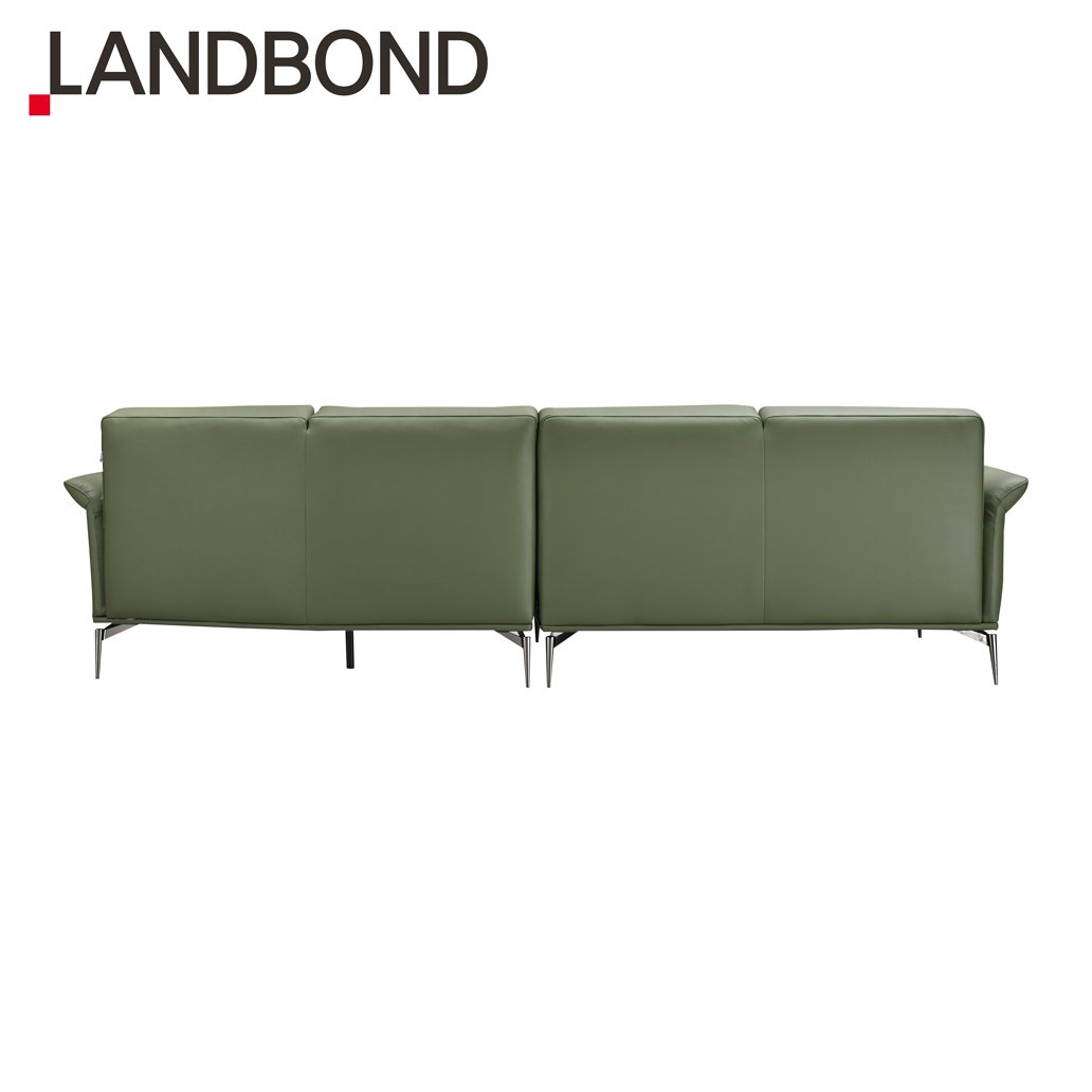 Simple Contemporary Irregular Silhouette High Quality Living Room Leather Sofa Set for apartment and hotel