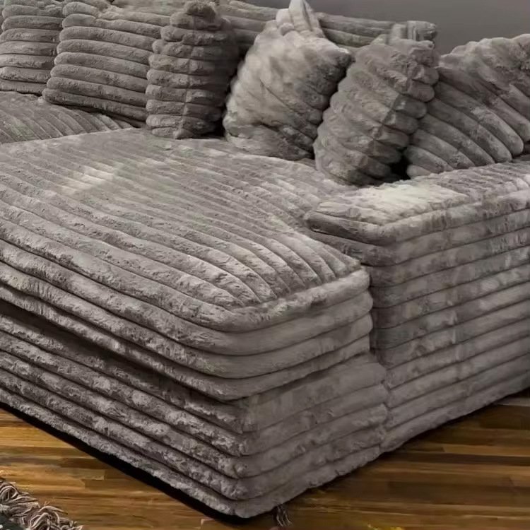 Cheap Wholesale Wabi Sabi Nordic Modular Sectional Couch Sofa Sets Living Room Furniture for Villa Hotel Apartment