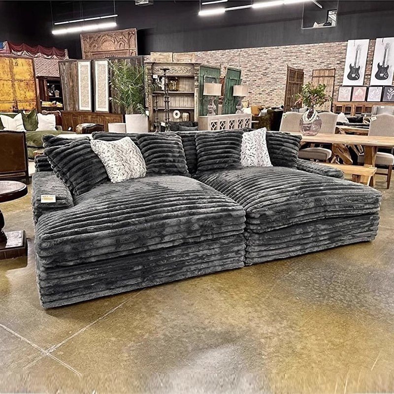 Cheap Wholesale Wabi Sabi Nordic Modular Sectional Couch Sofa Sets Living Room Furniture for Villa Hotel Apartment
