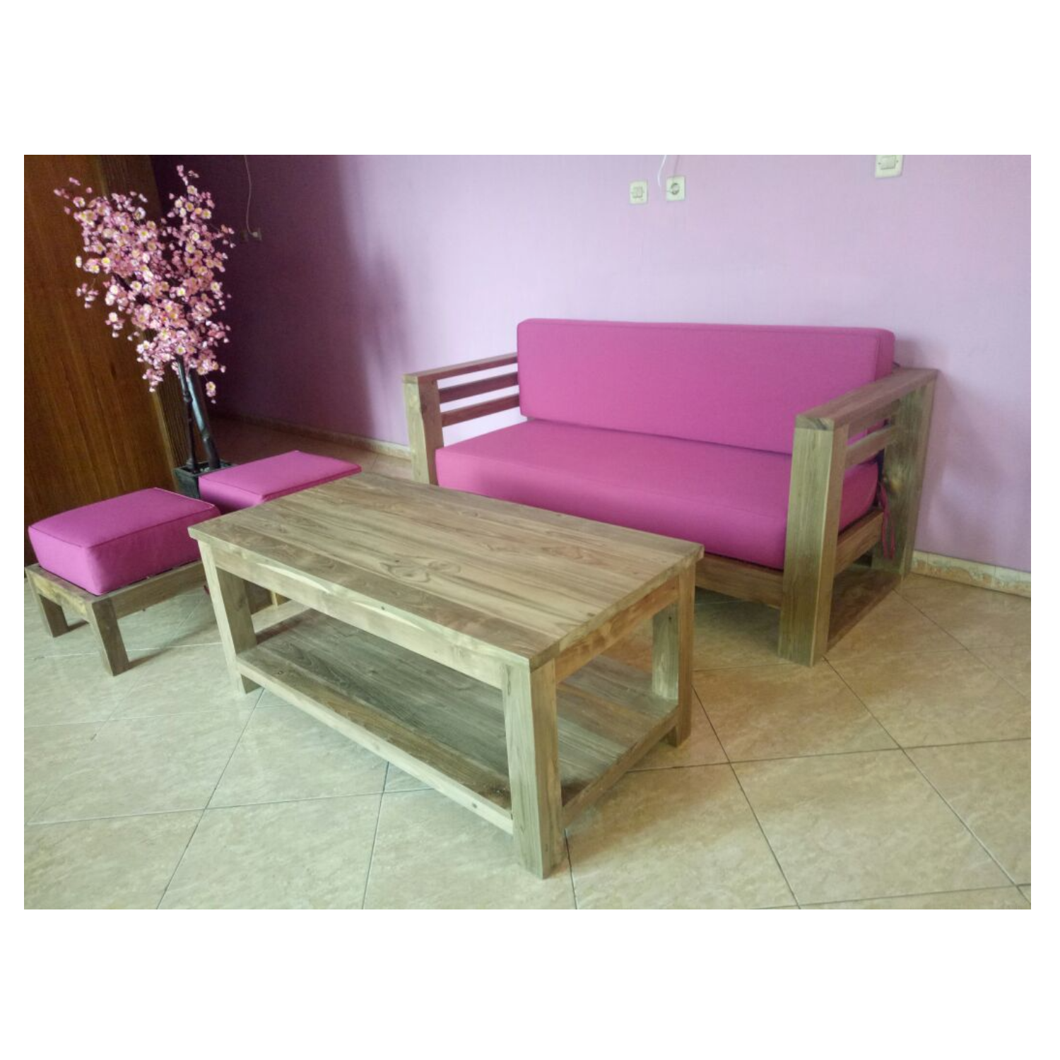 Small Sofas Set Furniture Living Room with Reclaimed Teak Furniture Modern Wooden Couch Sofa Set Furniture Living Set Luxury