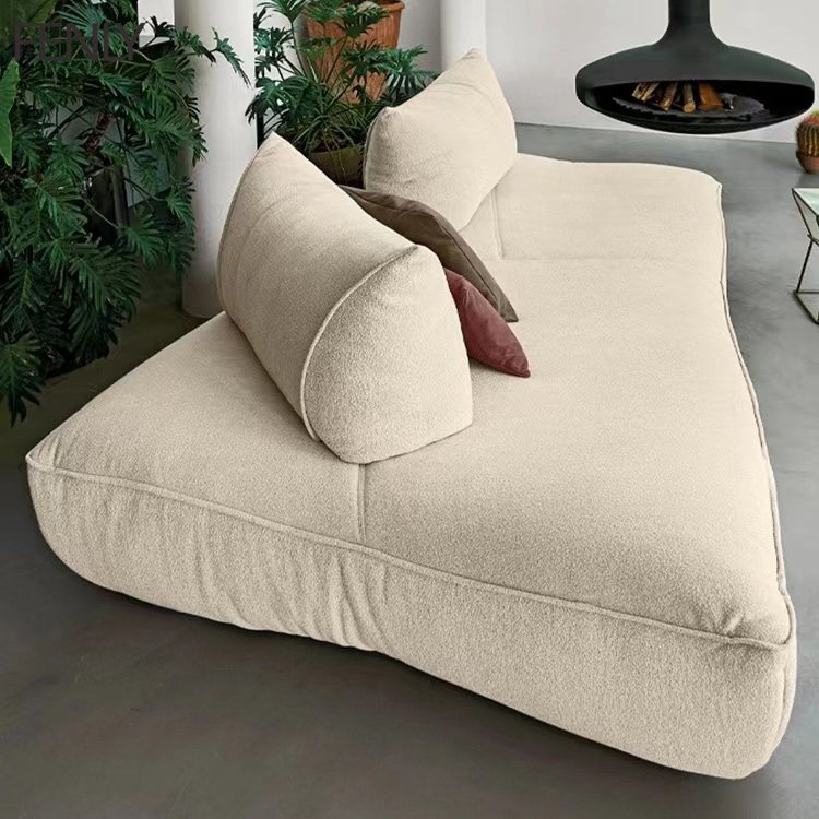 Modern High-End Corner Sectional Sofa New Design Italian Modular Living Room Furniture Metal Fabric Couch Set