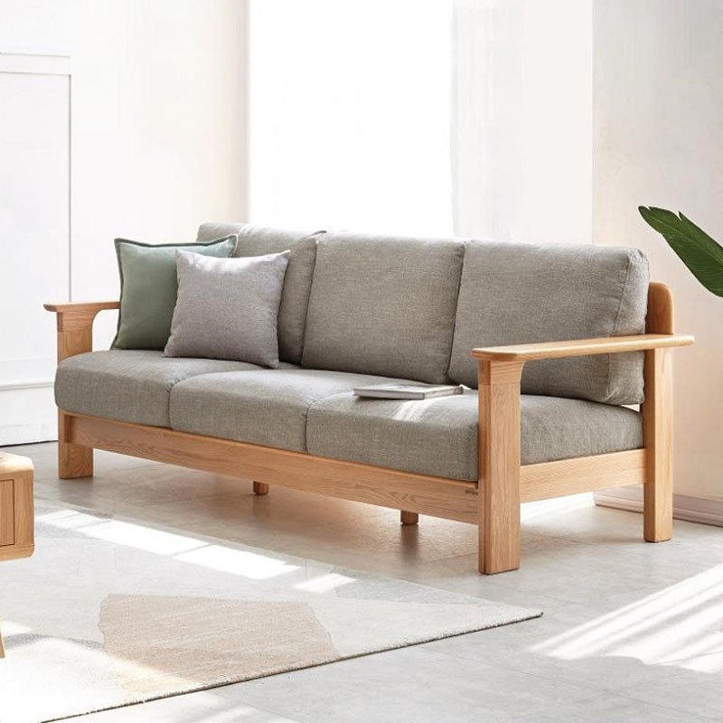 modern luxury living room multifuncional corner comfort sofa set wood sectional sofa