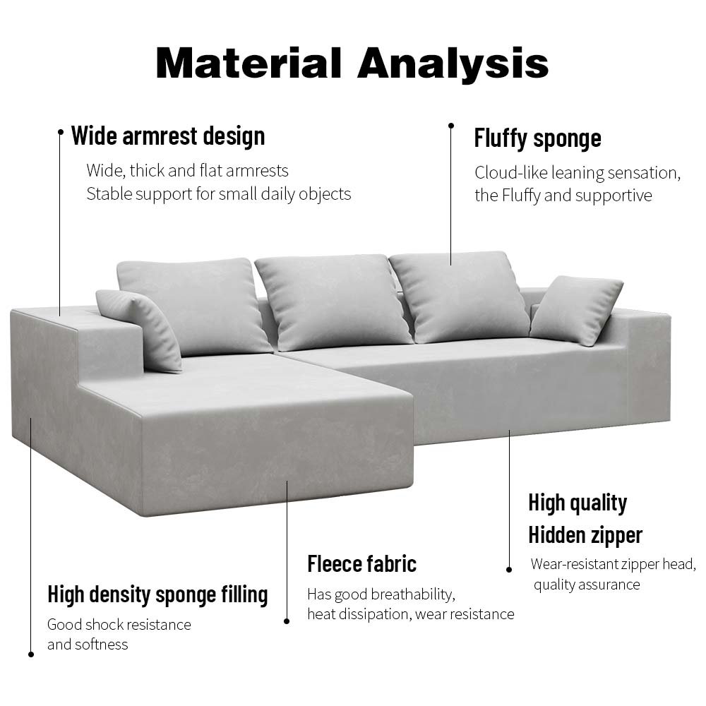 SAIEN Nordic Modern office Corner Sofa Set Furniture Modular L Shaped Sofa For Living Room couch