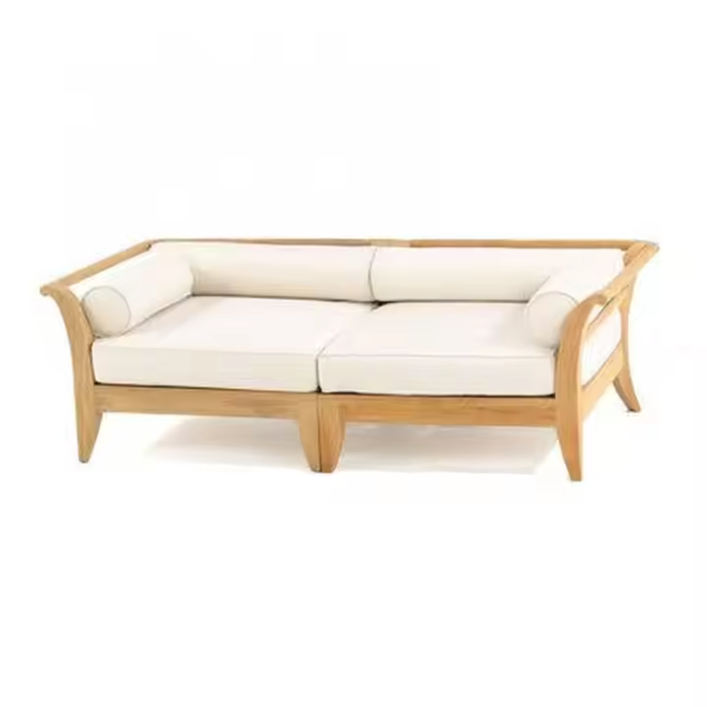Living Room Sofas Minimalist Design Customized Color High Quality Made Teak Wood Solid at Affordable Price