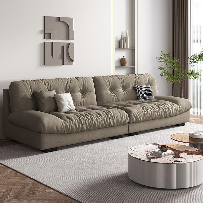 hotel Wholesale Factory Modern Design Sofa Luxury Cream White Soft Fabric Furniture Living Room Sofa