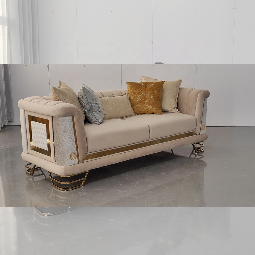 PZCN HOME Modern Luxury Sofa Set Furniture Living Room Sofa sectional Upholstered Velvet Living Room Sofa Design indoor