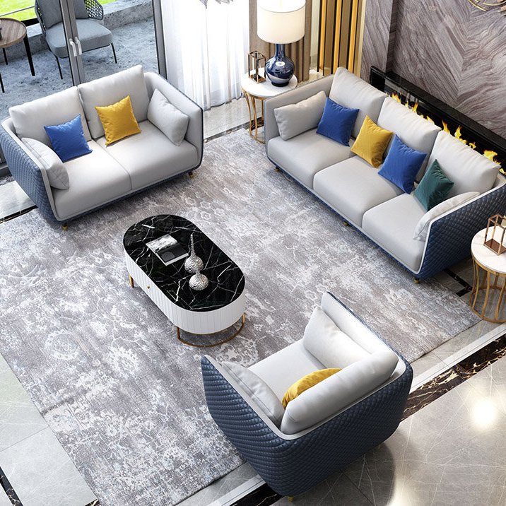 microfiber fabric lounge couches luxury sofa set living room 3 2 1 seat home furniture hotel lobby house sofa set luxury